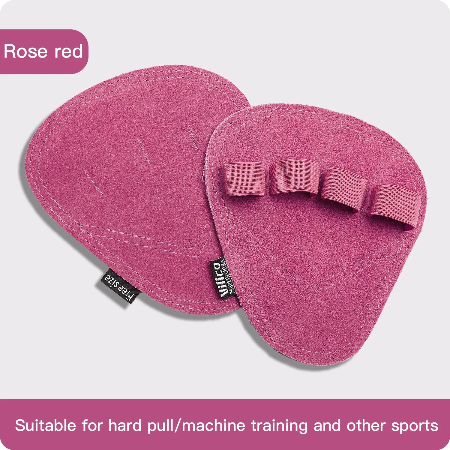 Powerlifting Gym Gloves | Breathable Weightlifting Gloves with Leather Palm Guard for Men and Women