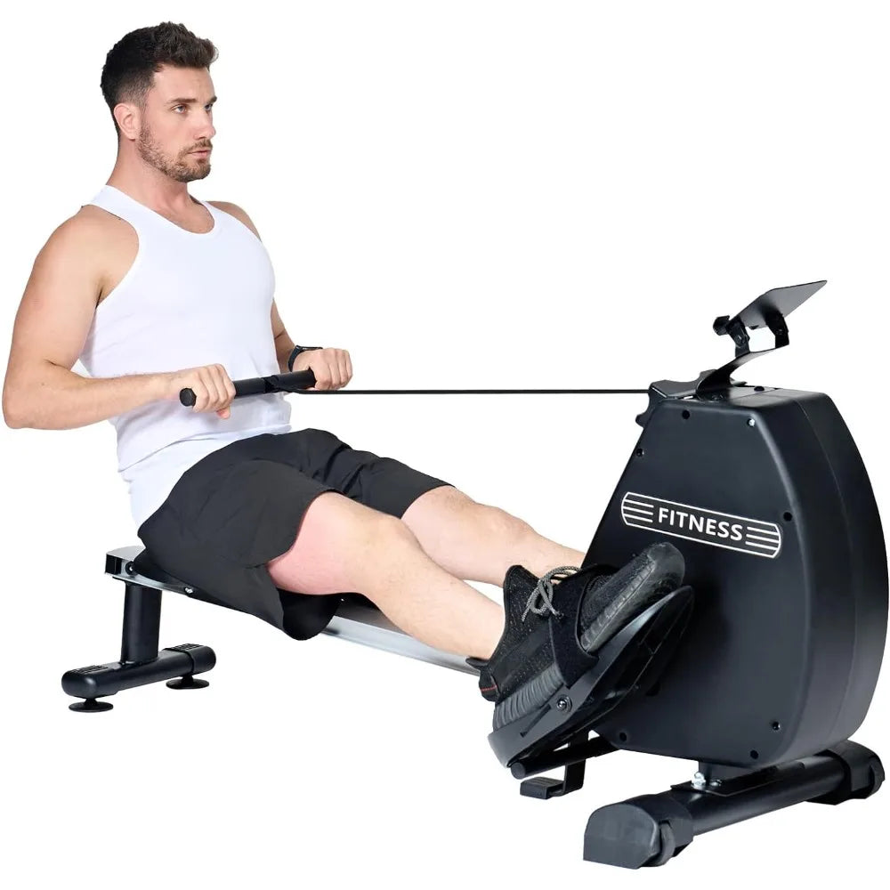 350lb Weight Capacity Rowing Machine with Adjustable Resistance