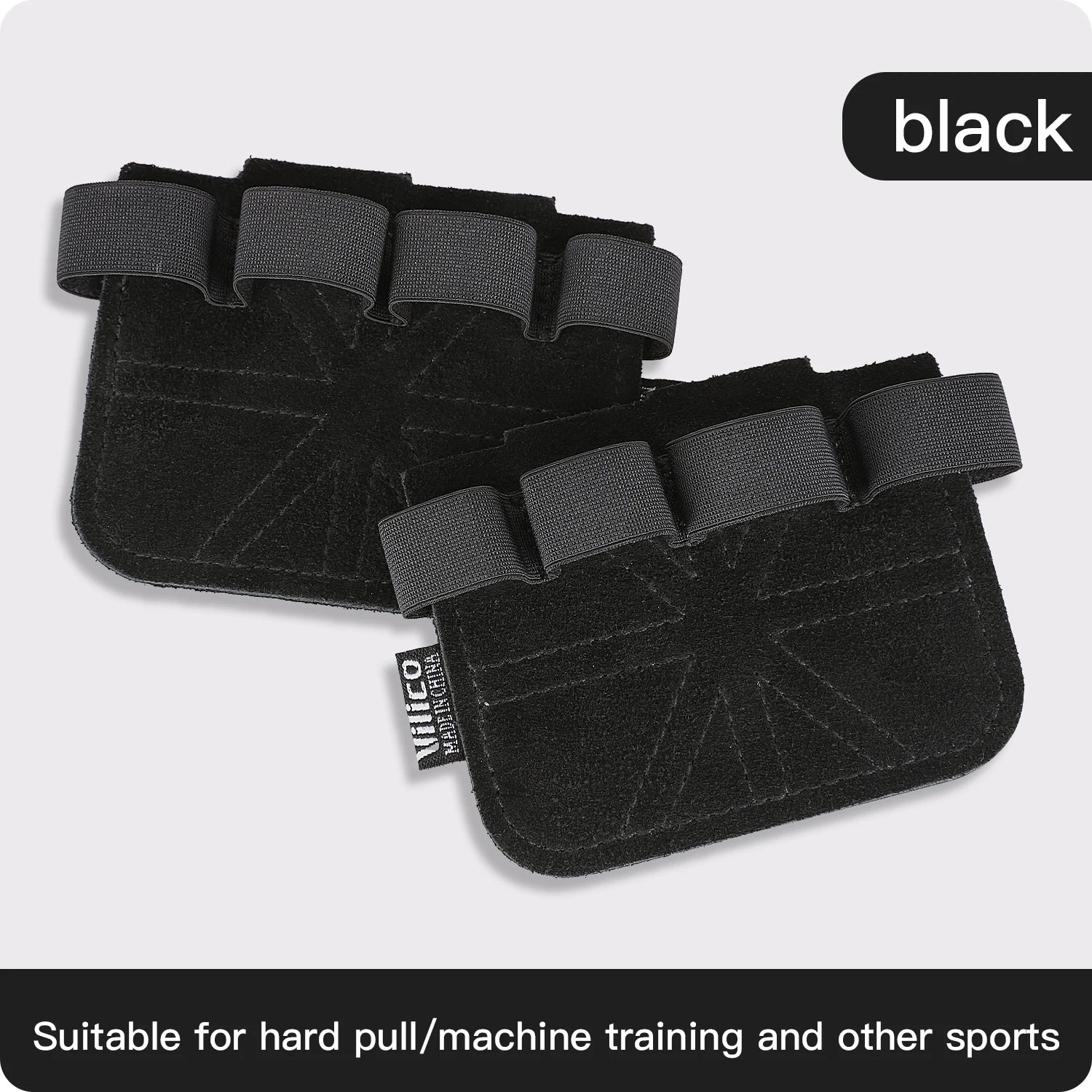 Powerlifting Gym Gloves | Breathable Weightlifting Gloves with Leather Palm Guard for Men and Women