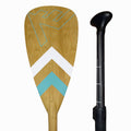 Carbon-Fiberglass Adjustable Paddle with ABS Edge  - Bamboo